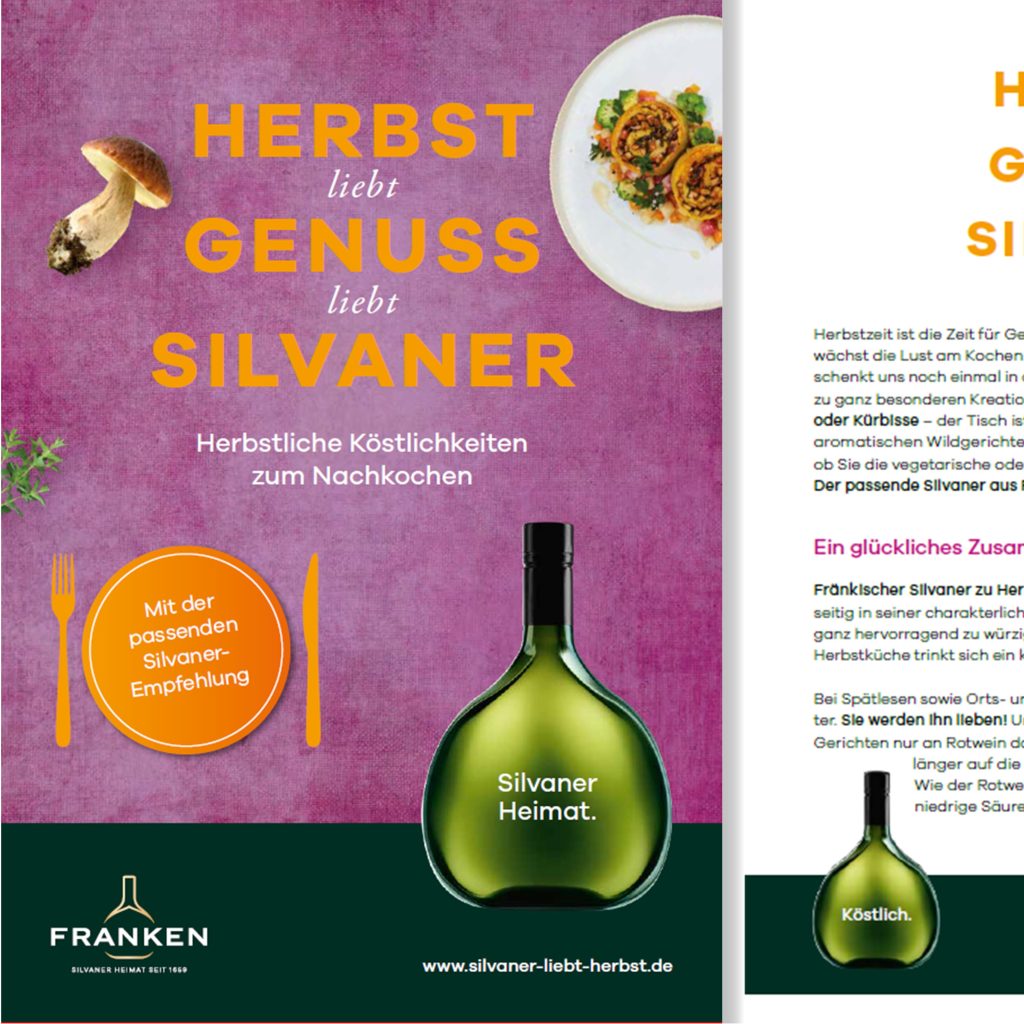 Rezeptheft: Silvaner liebt Herbst