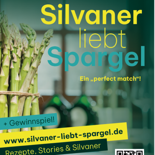 plakat: silvaner liebt spargel