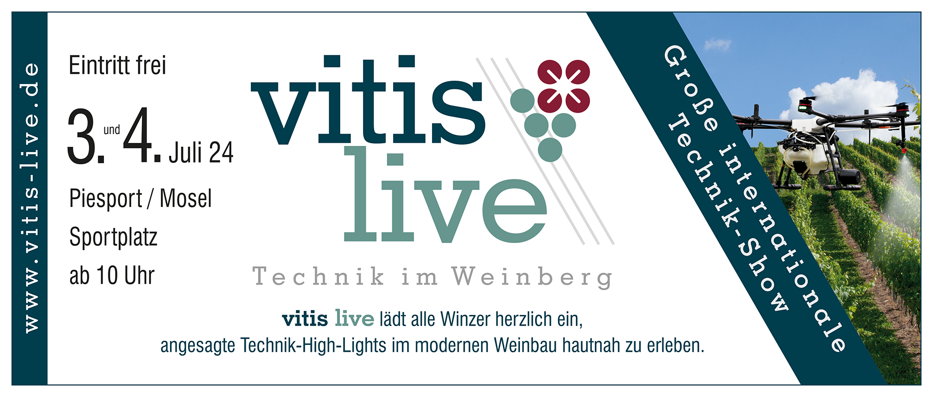 Vitis Live: Zukunftsweisende Weinbauveranstaltung mit praktischen Maschinenvorführungen