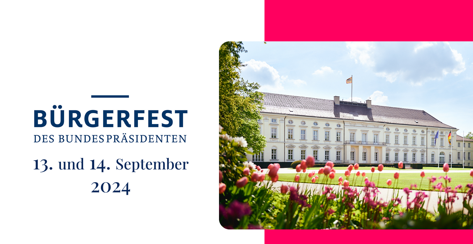 Ausschank am Bürgerfest 2024 des Bundespräsidenten