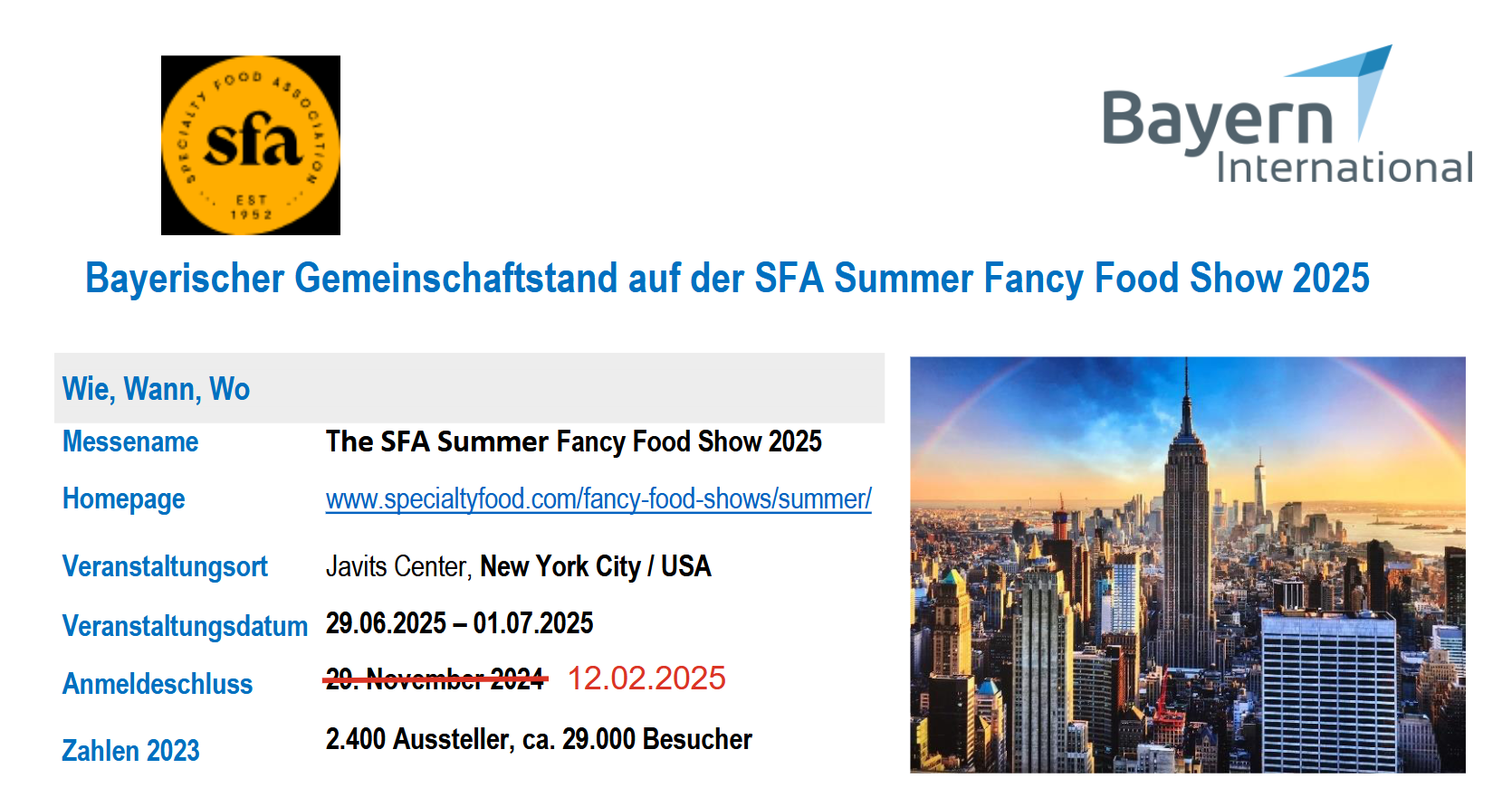 Summer Fancy Food Show in New York 2025