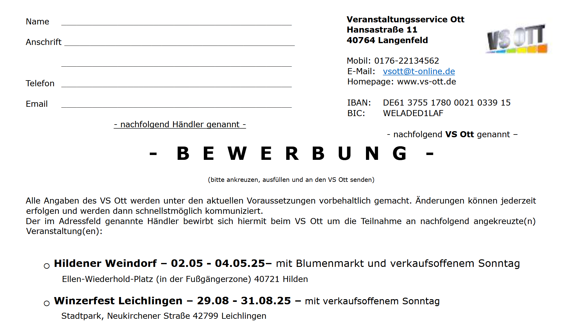 Weinveranstaltungen 2025 von Veranstaltungsservice Ott