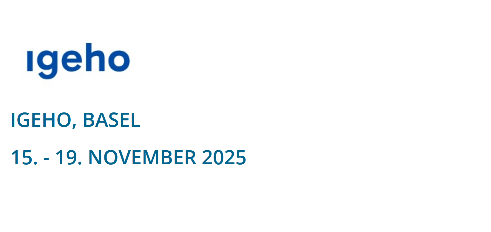 Teilnahmemöglichkeit an der IGEHO 2025 in Basel