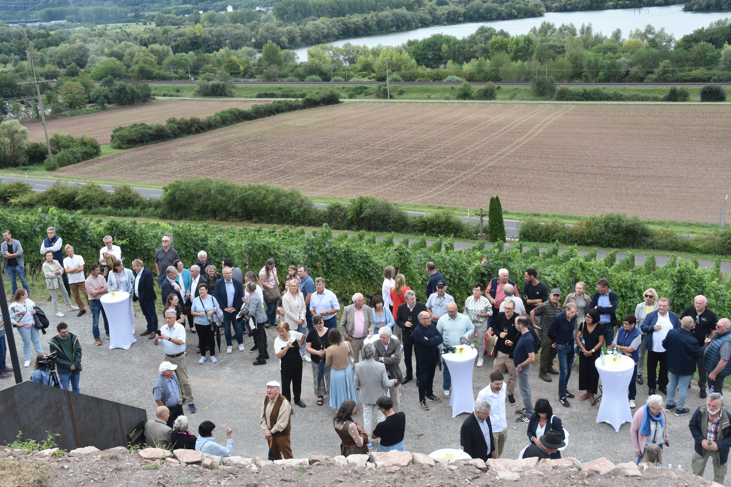 Der terroir f Punkt Abt Degen Weintal wurde am 01.09.2025 eröffnet. Foto: Landratsamt Haßberge / Monika Göhr