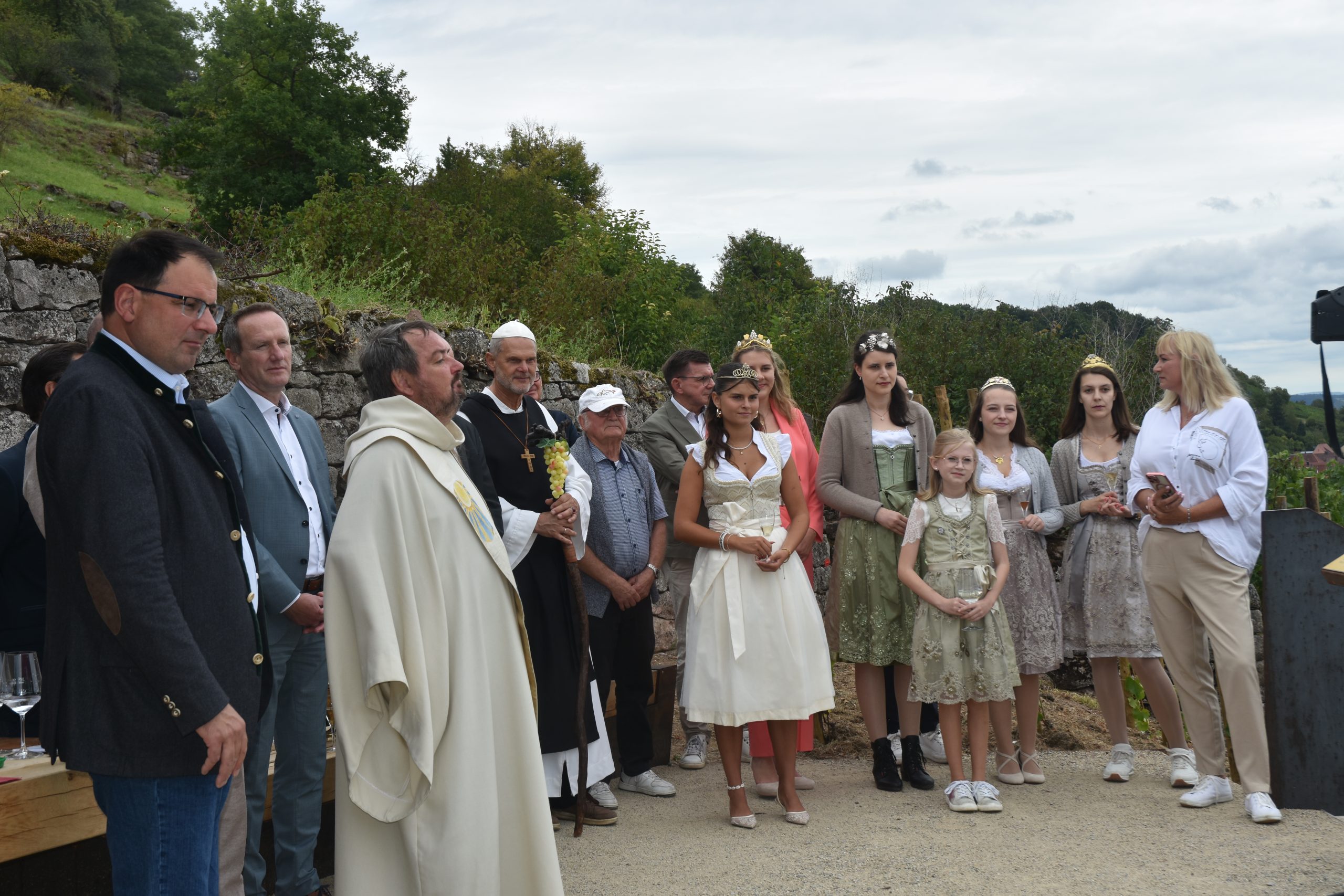 Der terroir f Punkt Abt Degen Weintal wurde am 01.09.2025 eröffnet. Foto: Landratsamt Haßberge / Monika Göhr