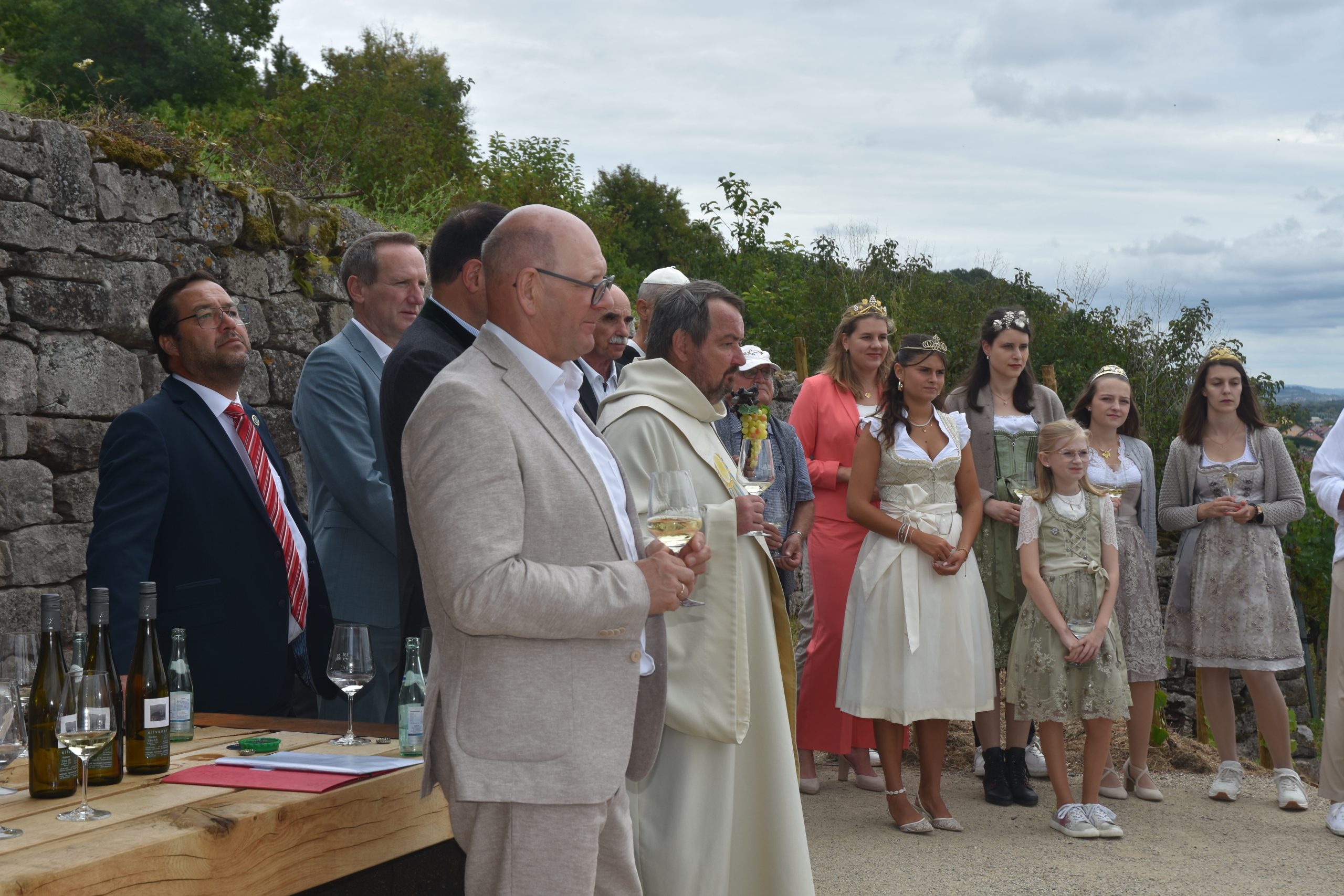 Der terroir f Punkt Abt Degen Weintal wurde am 01.09.2025 eröffnet. Foto: Landratsamt Haßberge / Monika Göhr
