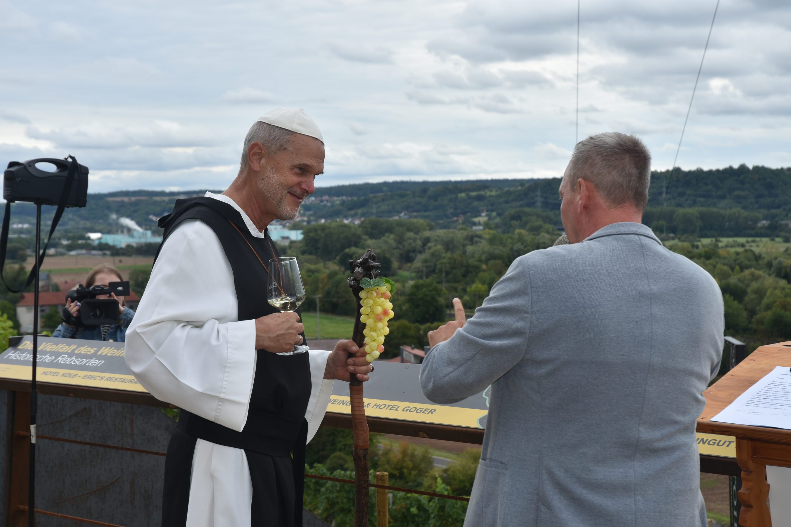 Der terroir f Punkt Abt Degen Weintal wurde am 01.09.2025 eröffnet. Foto: Landratsamt Haßberge / Monika Göhr