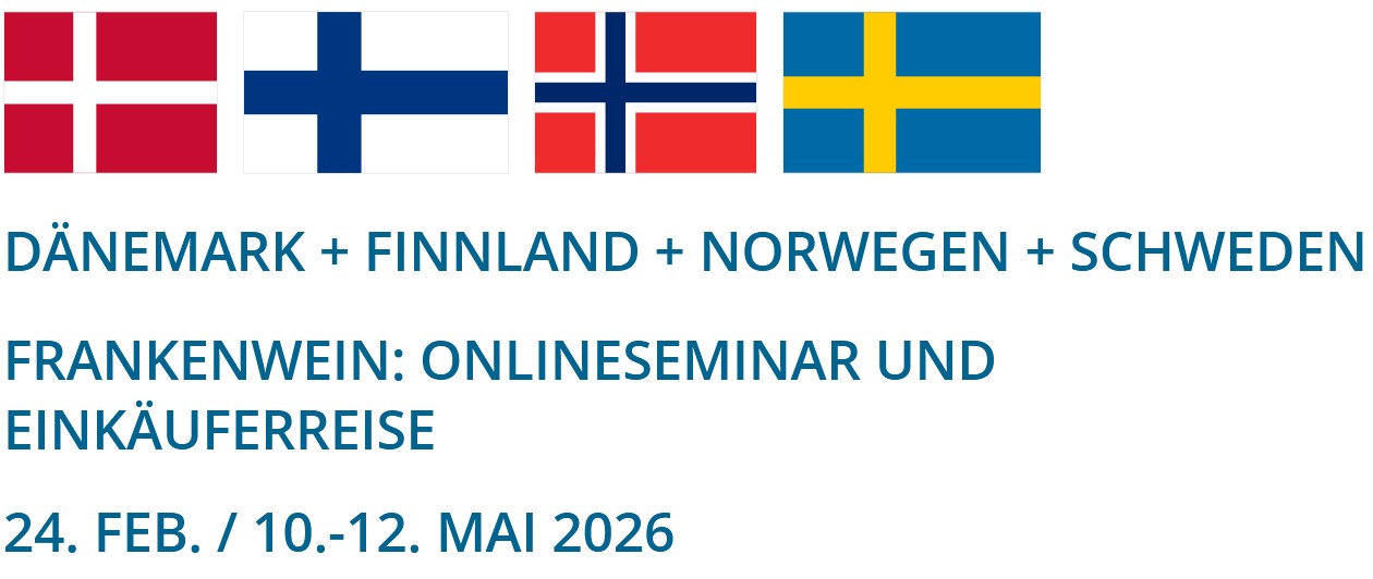 Frankenwein goes to Scandinavia! Online-Infoseminar und Einkäuferreise durch Franken