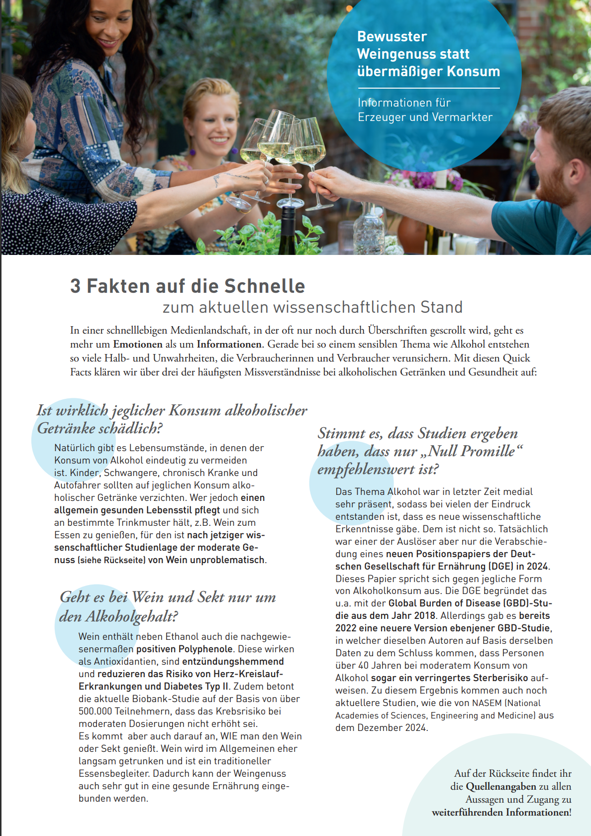 Bewusster Konsum – DWI Faktenflyer