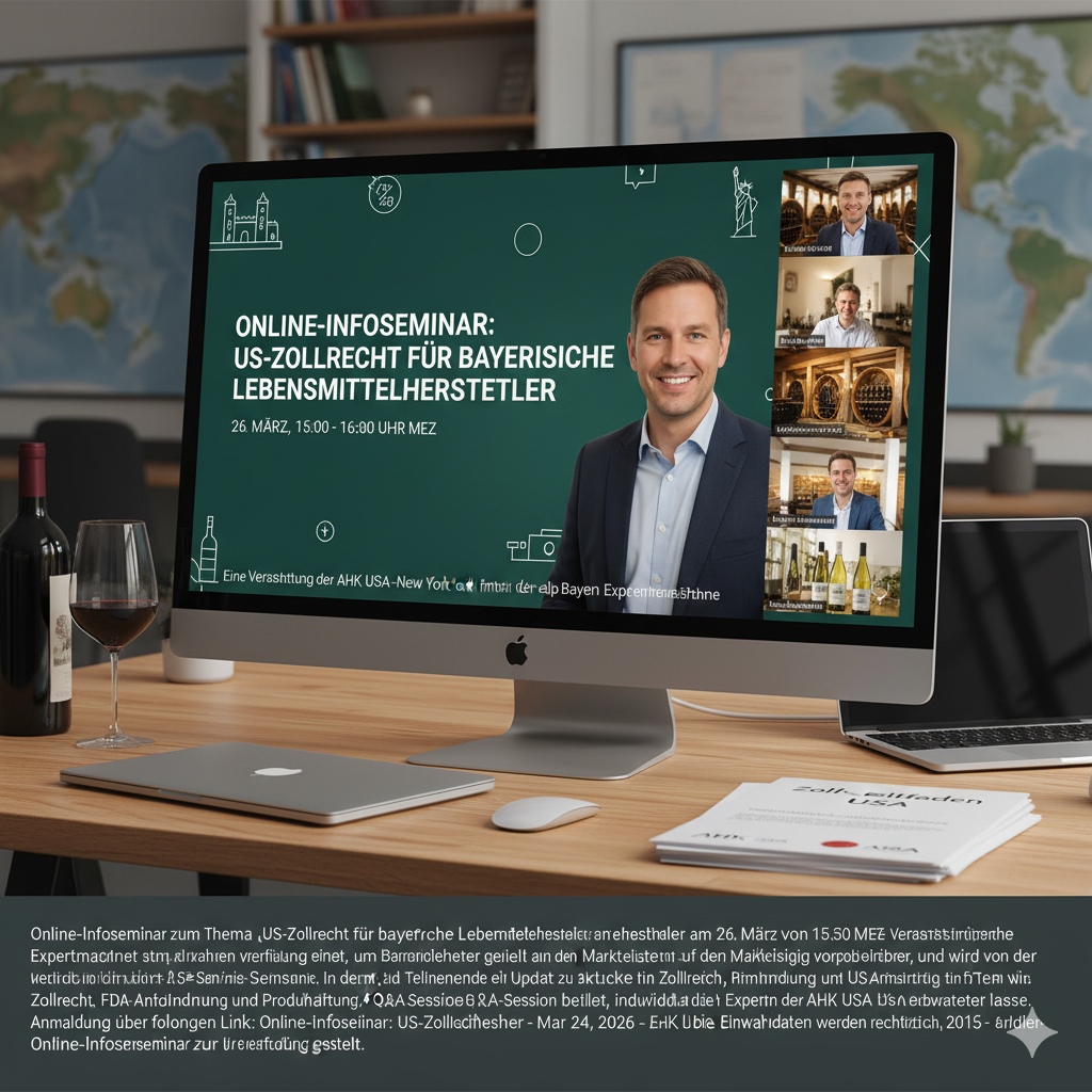 US-Zollrecht für bayerische Lebensmittelhersteller