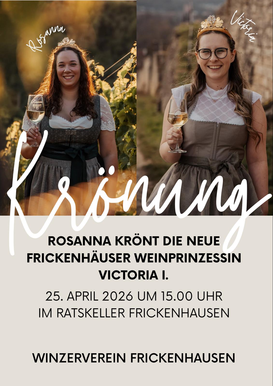 Krönung Weinprinzessin Frickenhausen