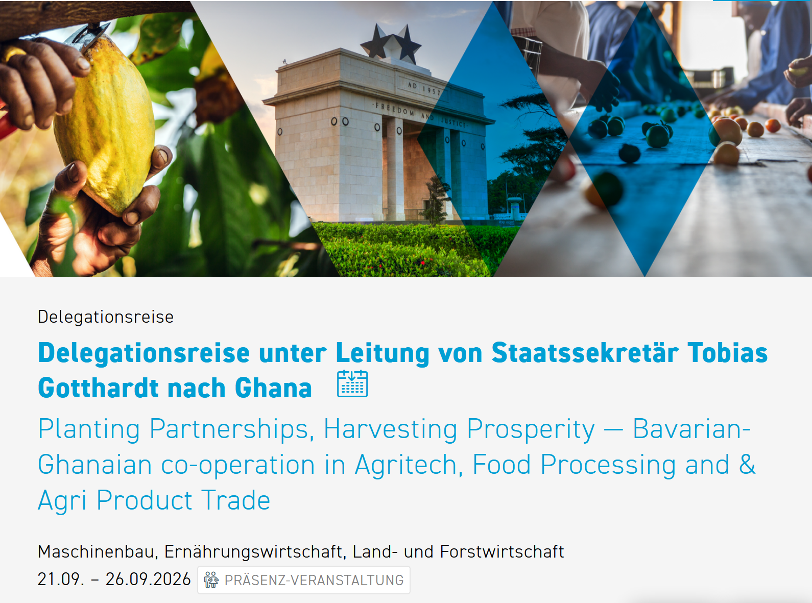 Delegationsreise nach Ghana 2026
