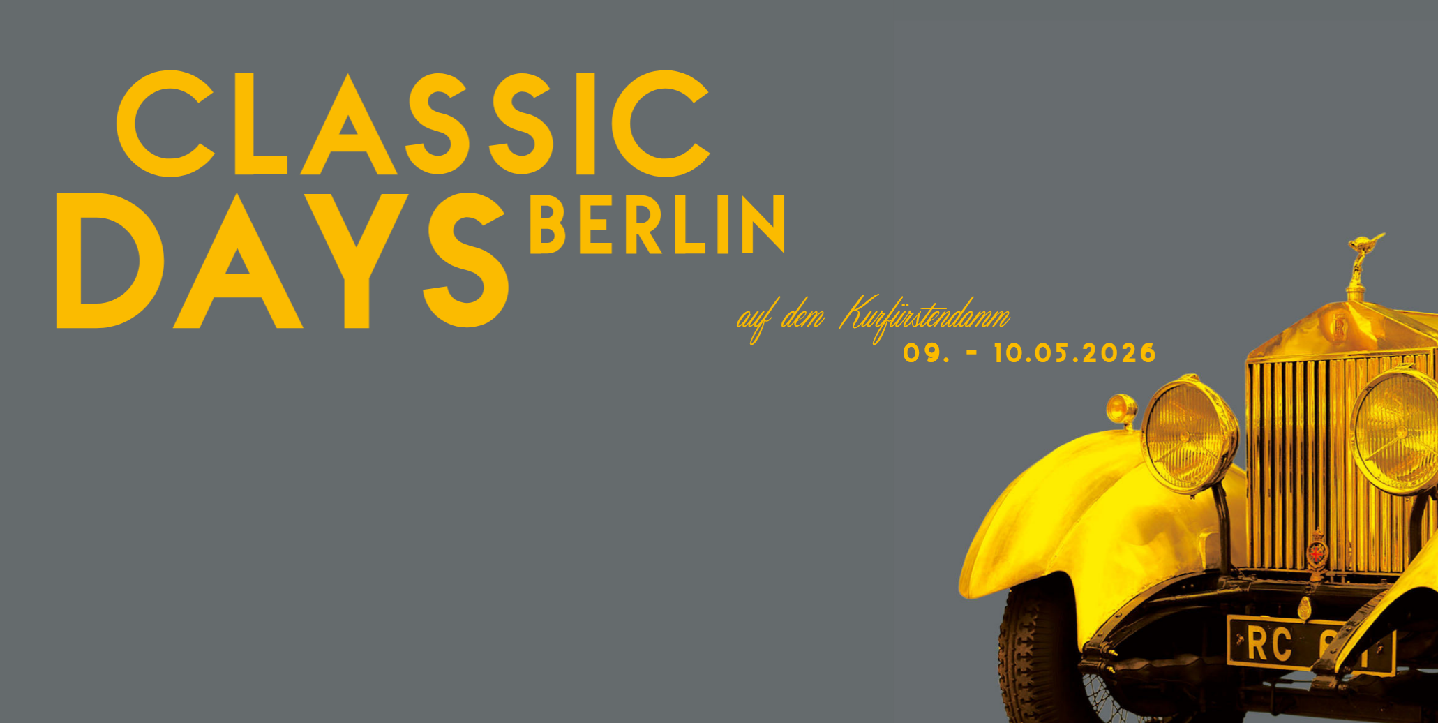 Platz freigeworden: Classic Days 9. – 10. Mai