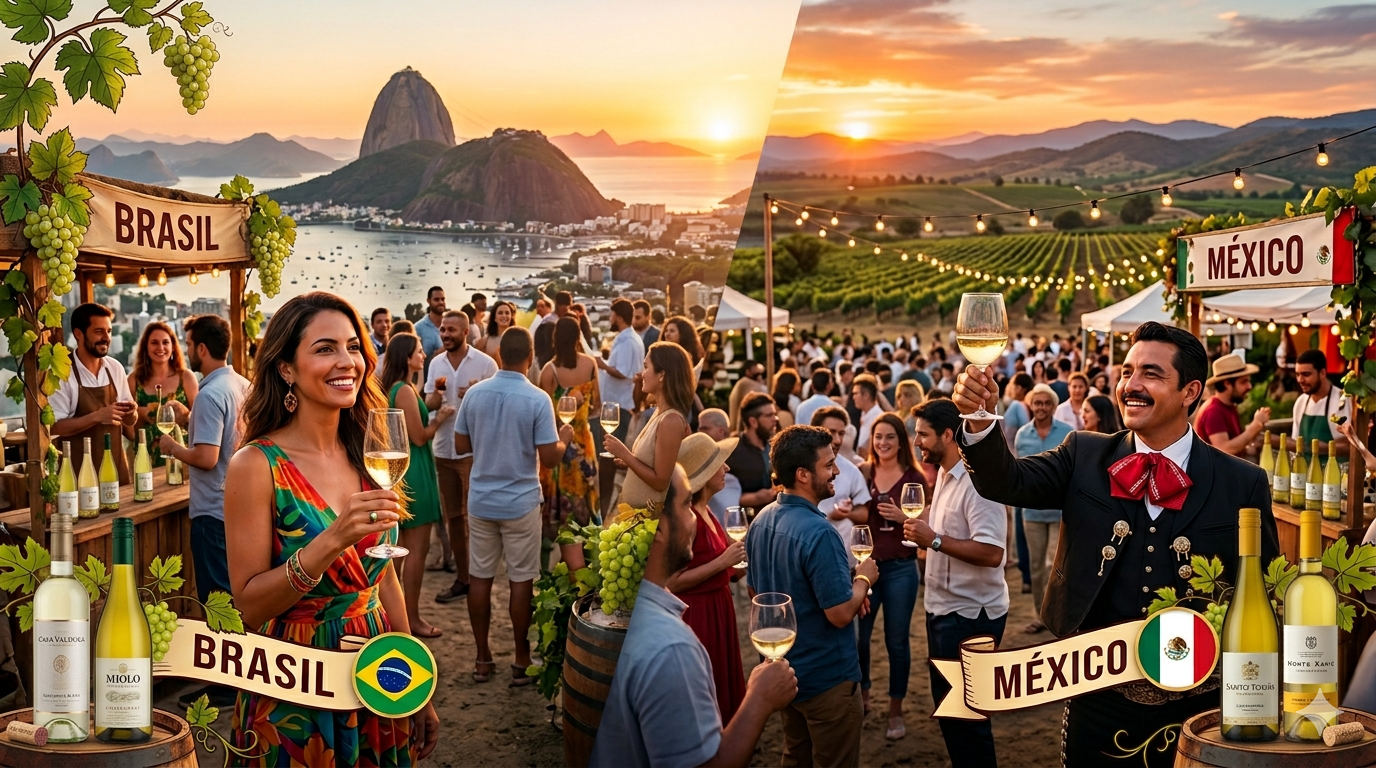 Marktstudien zu den Weinmärkten Brasilien und Mexiko