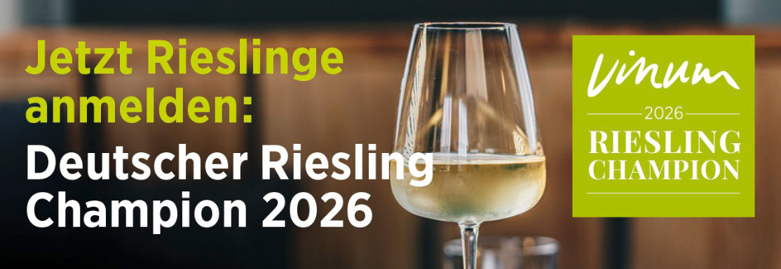 Riesling Champion 2026 – VINUM Award