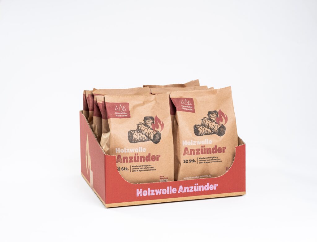 Foto Holzwolle Heumüller im Karton. Foto: atelier zudem