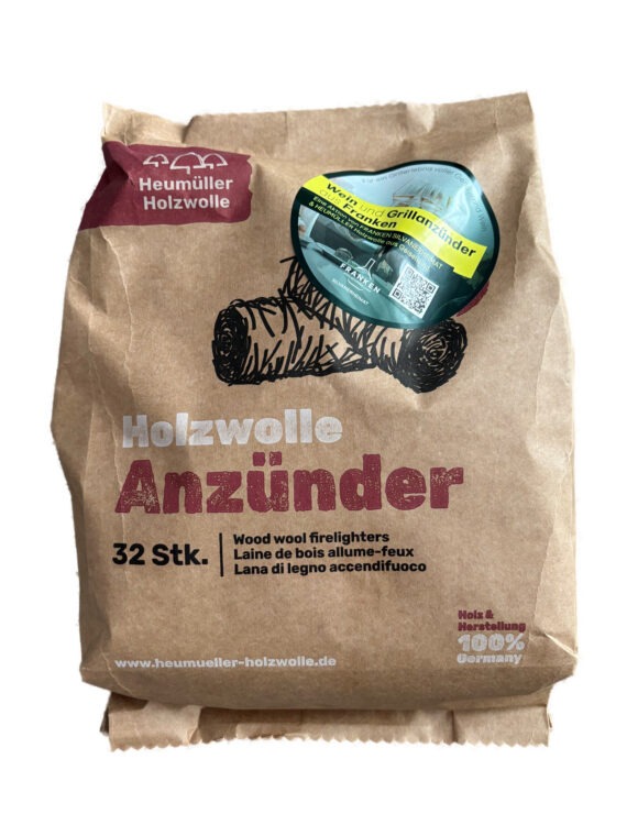 grillanzünder von holzwolle heumüller