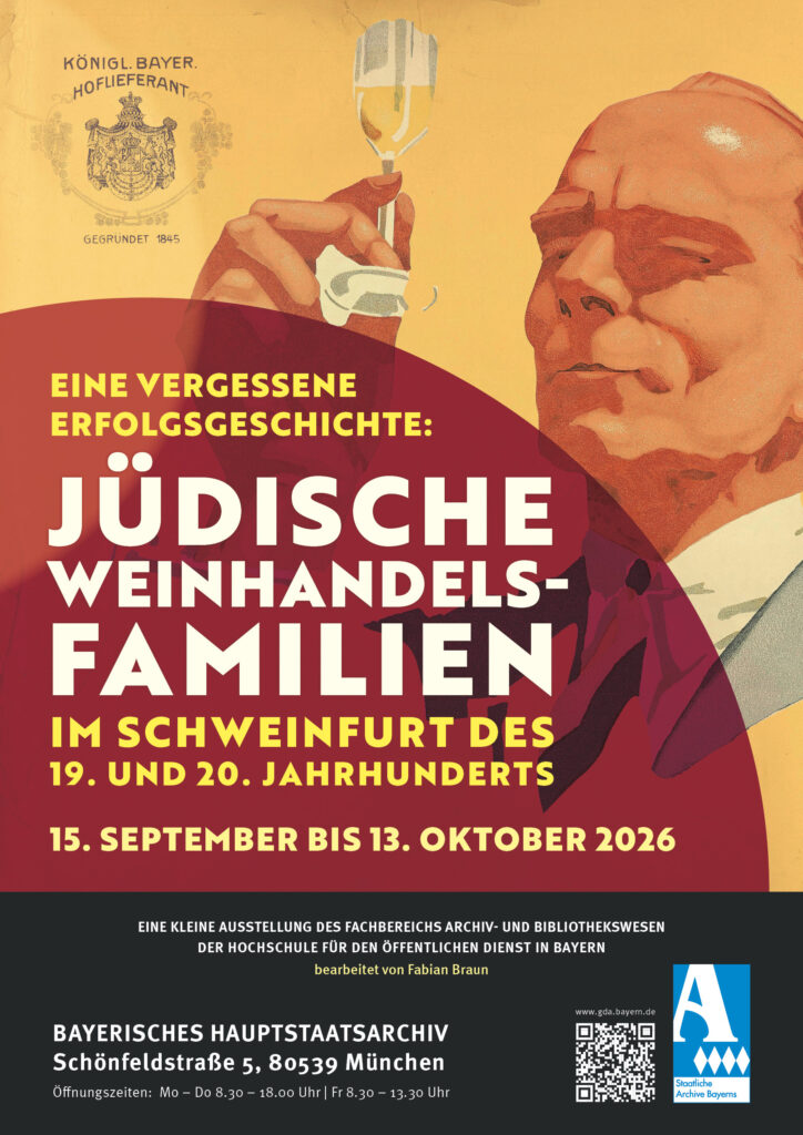 Ausstellung zu jüdischen Weinhandelsfamilien in Schweinfurt des 19. und 20. Jahrhunderts