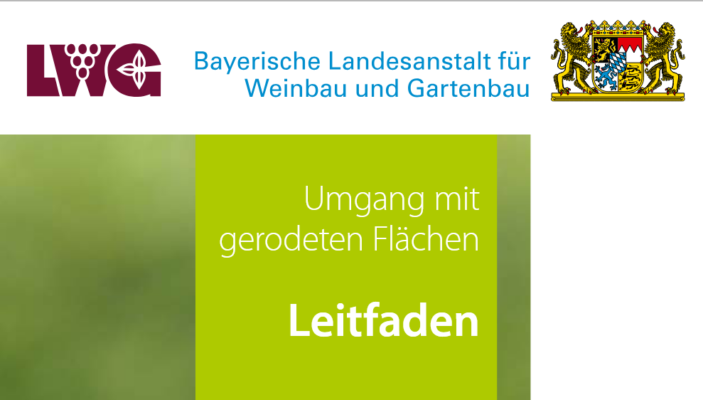 LWG: Leitfaden Umgang mit gerodeten Flächen