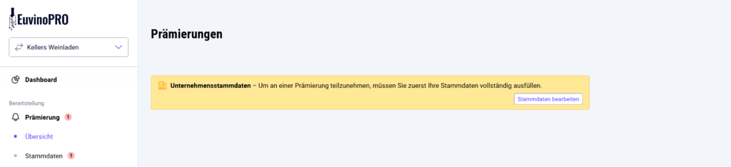 3meldung stammdaten