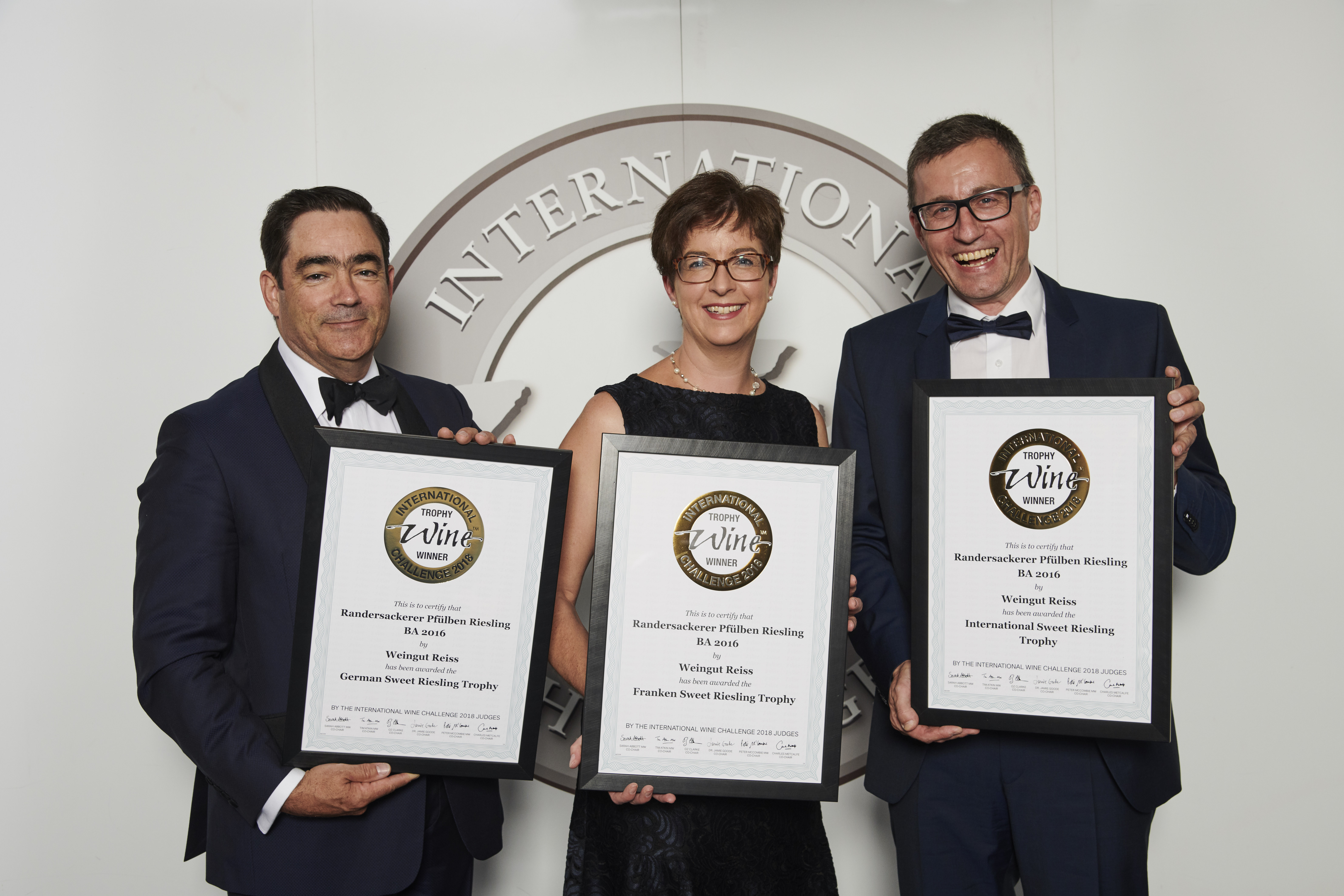 Internationale Auszeichnung für Weingut Reiss aus Würzburg