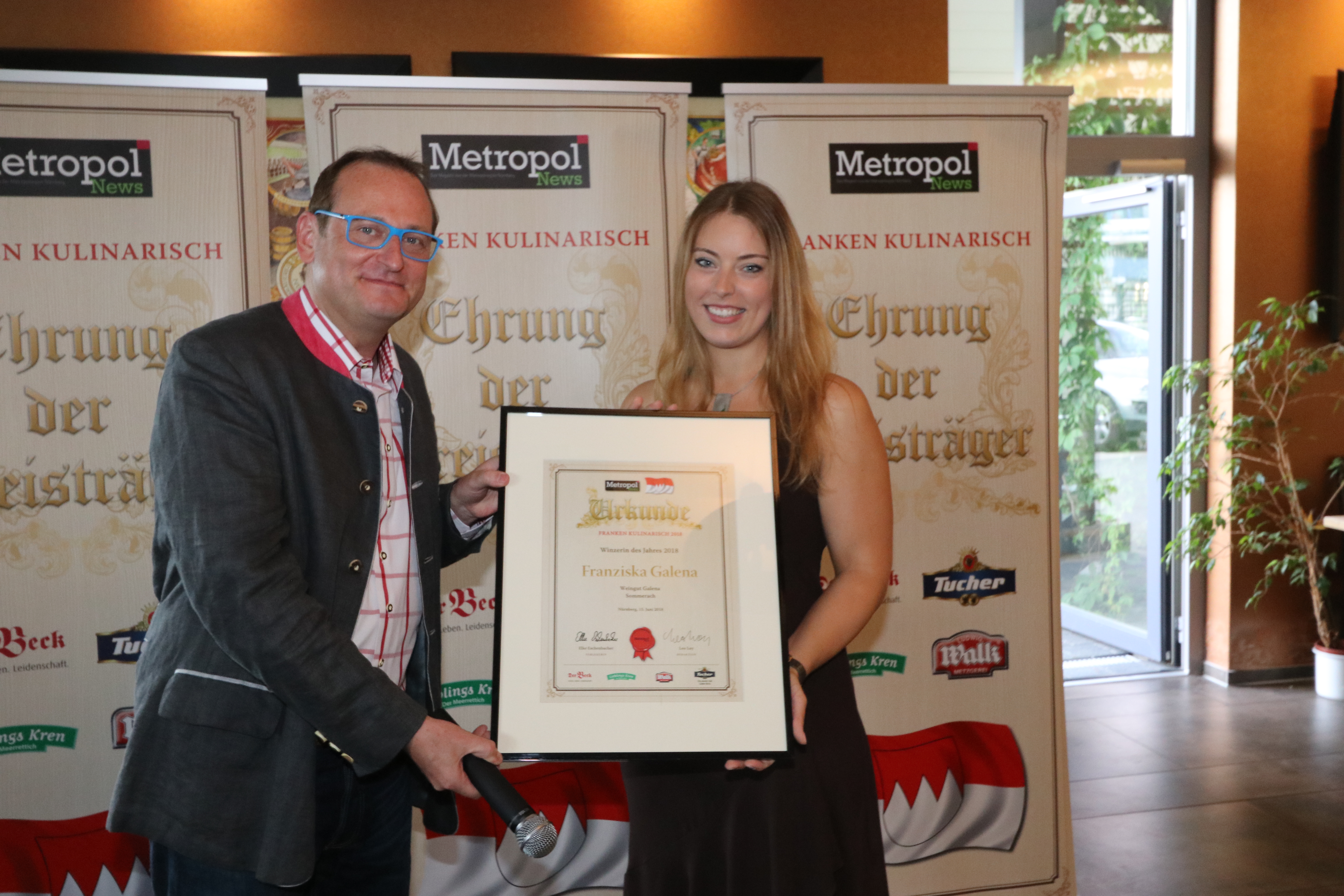 Franziska Galena zur Winzerin des Jahres 2018 gekürt