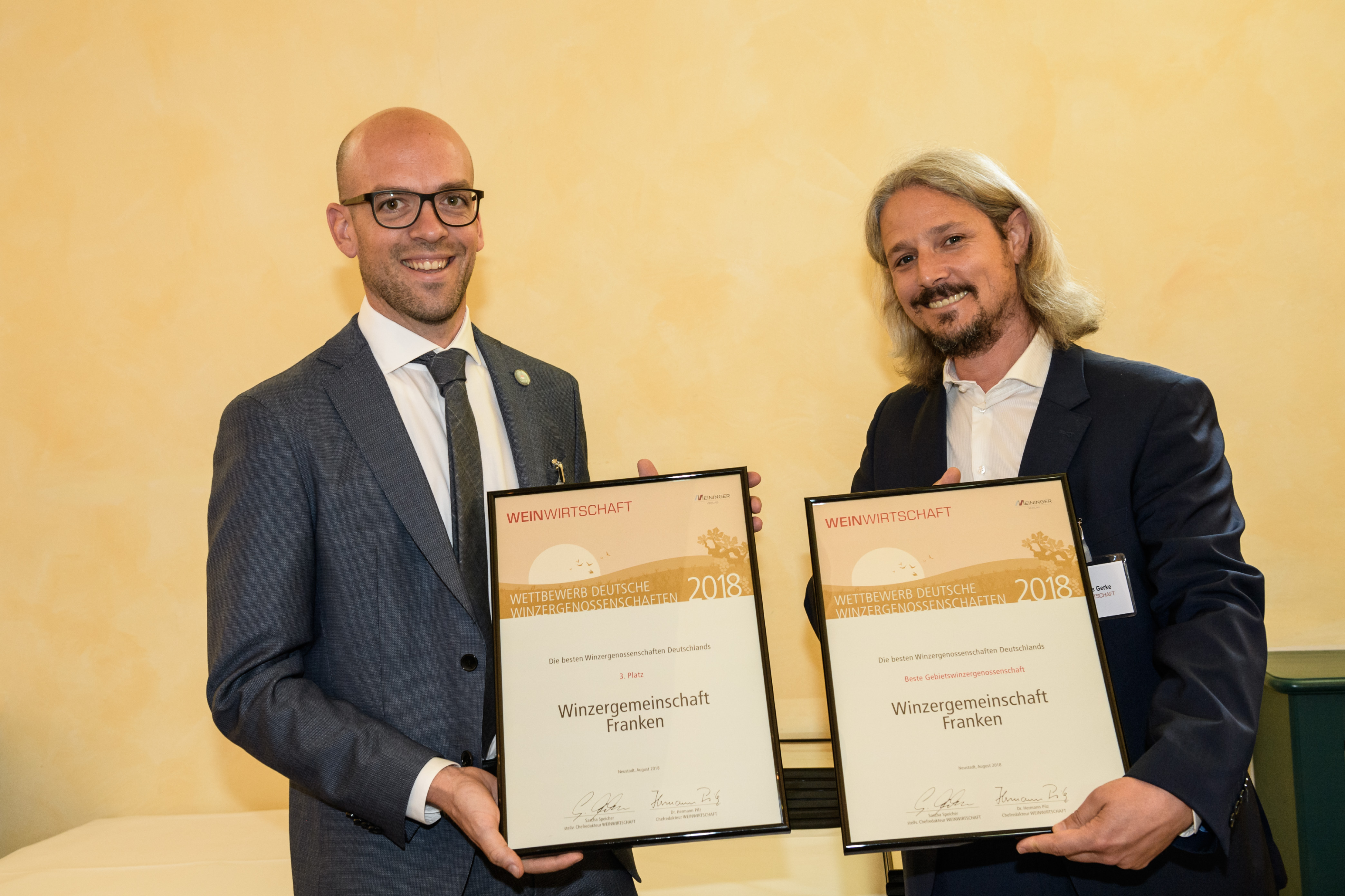 GWF von Zeitschrift Weinwirtschaft als beste Gebietswinzergenossenschaft ausgezeichnet