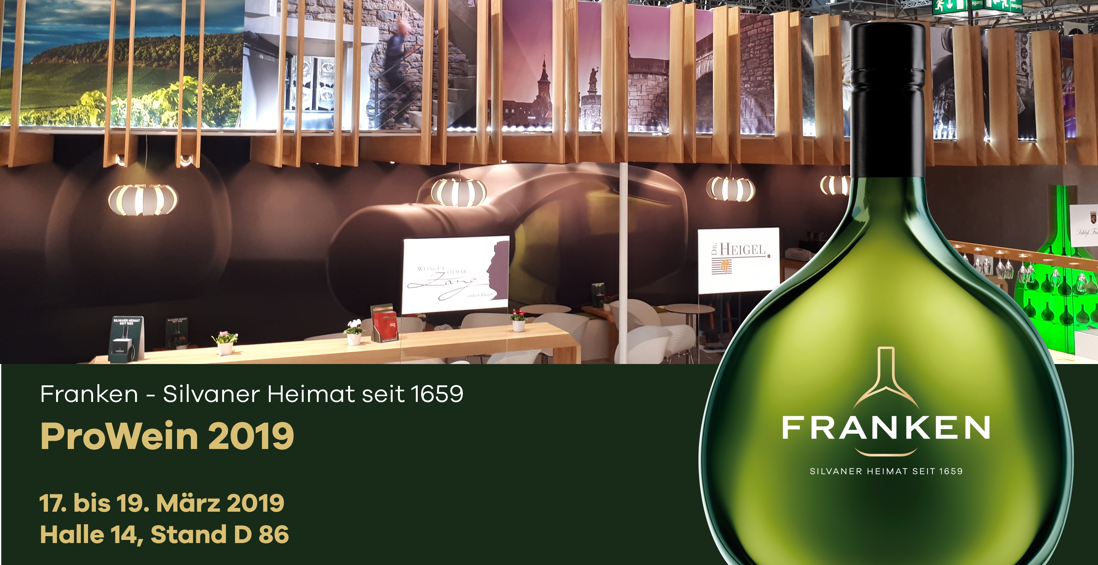 Franken auf der ProWein 2019 – Halle 14 / D86