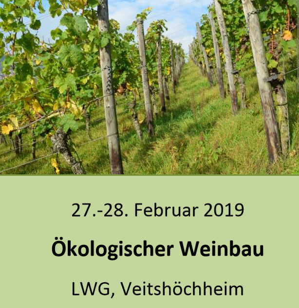 Einführungskurs ökologischer Weinbau 2019