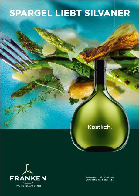 Spargel liebt Silvaner Plakate