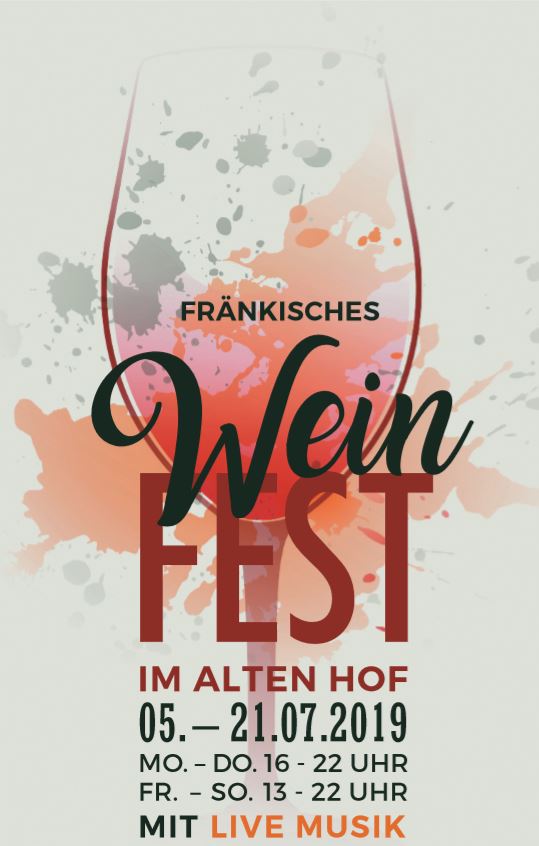 Fränkisches Weinfest im Alten Hof in München
