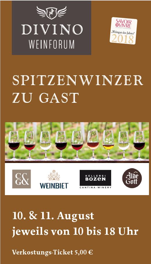 »DIVINO WEINFORUM – Spitzenwinzer zu Gast«