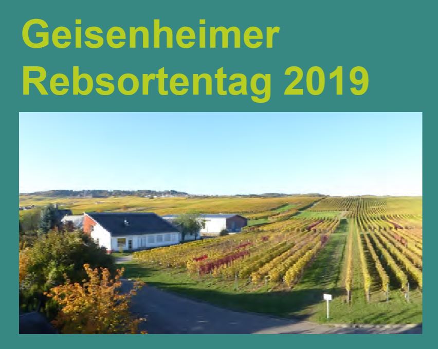 Geisenheimer Rebsortentag am 10. September 2019