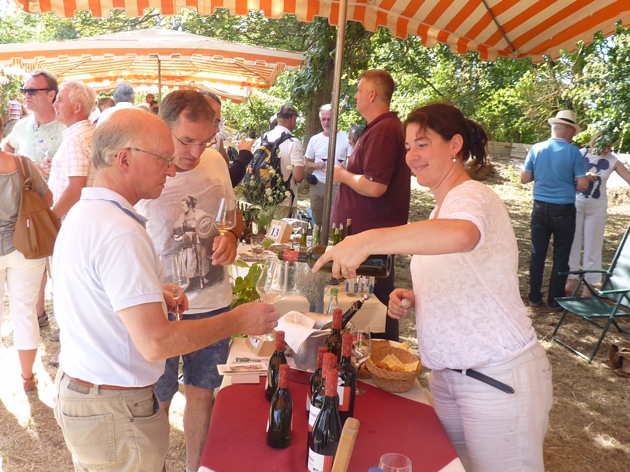 13. Weinpräsentation der Fränkischen Ökowinzer am 15. August 2019