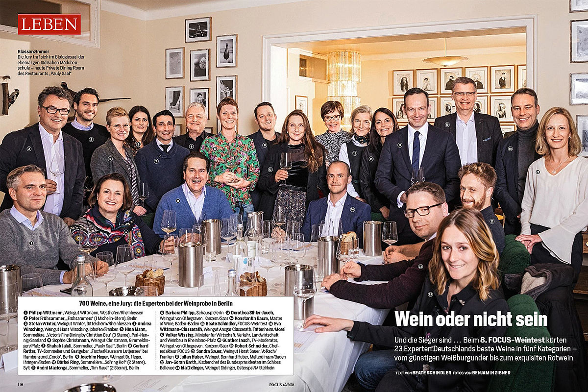 Ausschreibung: FOCUS Weintest 2019