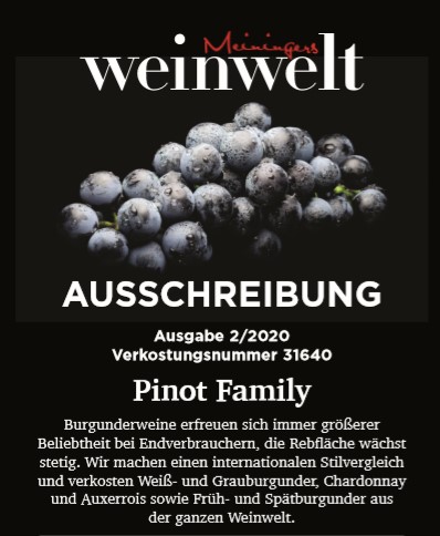 Meiningers Weinwelt verkostet: Pinot Family