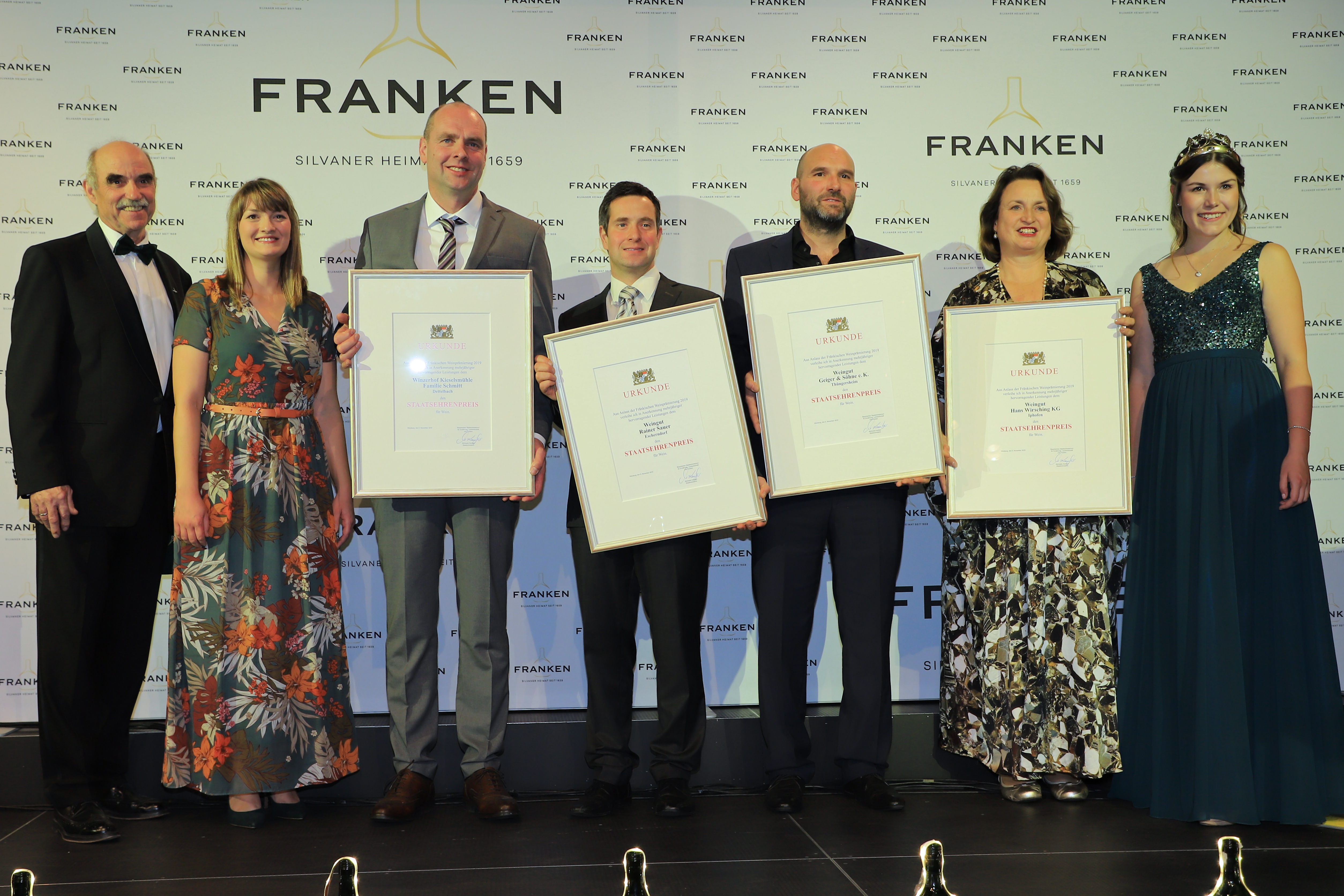 WeinGala 2019: Höchste Auszeichnung für Winzer im Freistaat Bayern vergeben