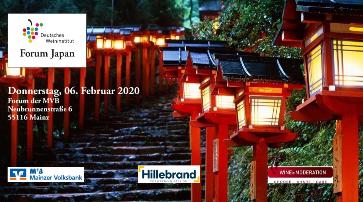 Japanischen Weinmarkt erschließen: DWI Forum Japan, 06. Februar 2020