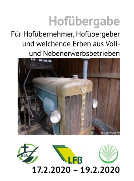Seminar des Lernwerks Volkersberg zur Hofübergabe