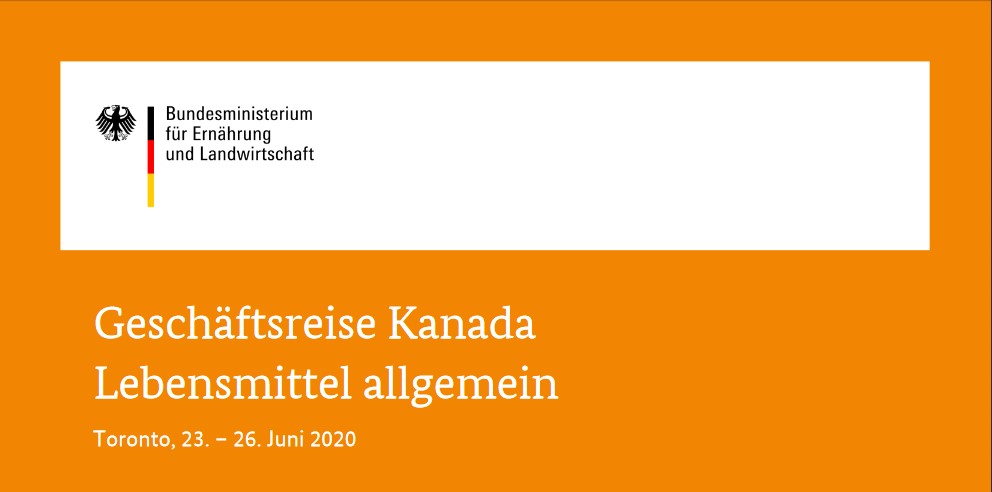 Geschäftsreise Kanada – Lebensmittel allgemein
