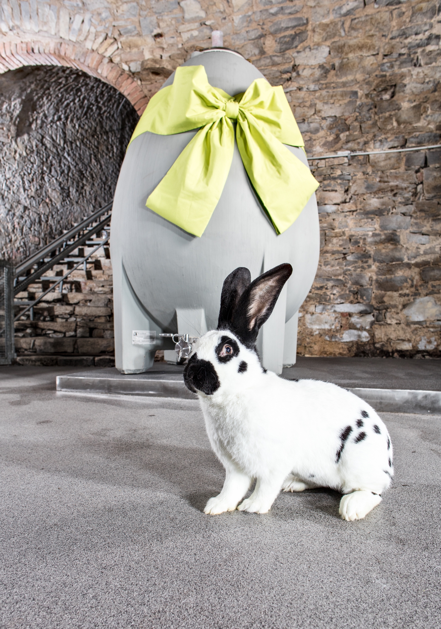 Frohe Ostern! Ostereier aus Beton in Frankens Weingütern