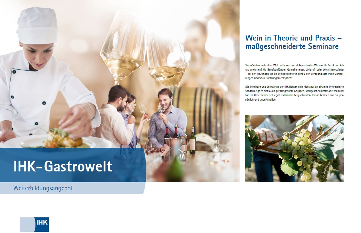 Neuer Weinkatalog „IHK-Gastrowelt“