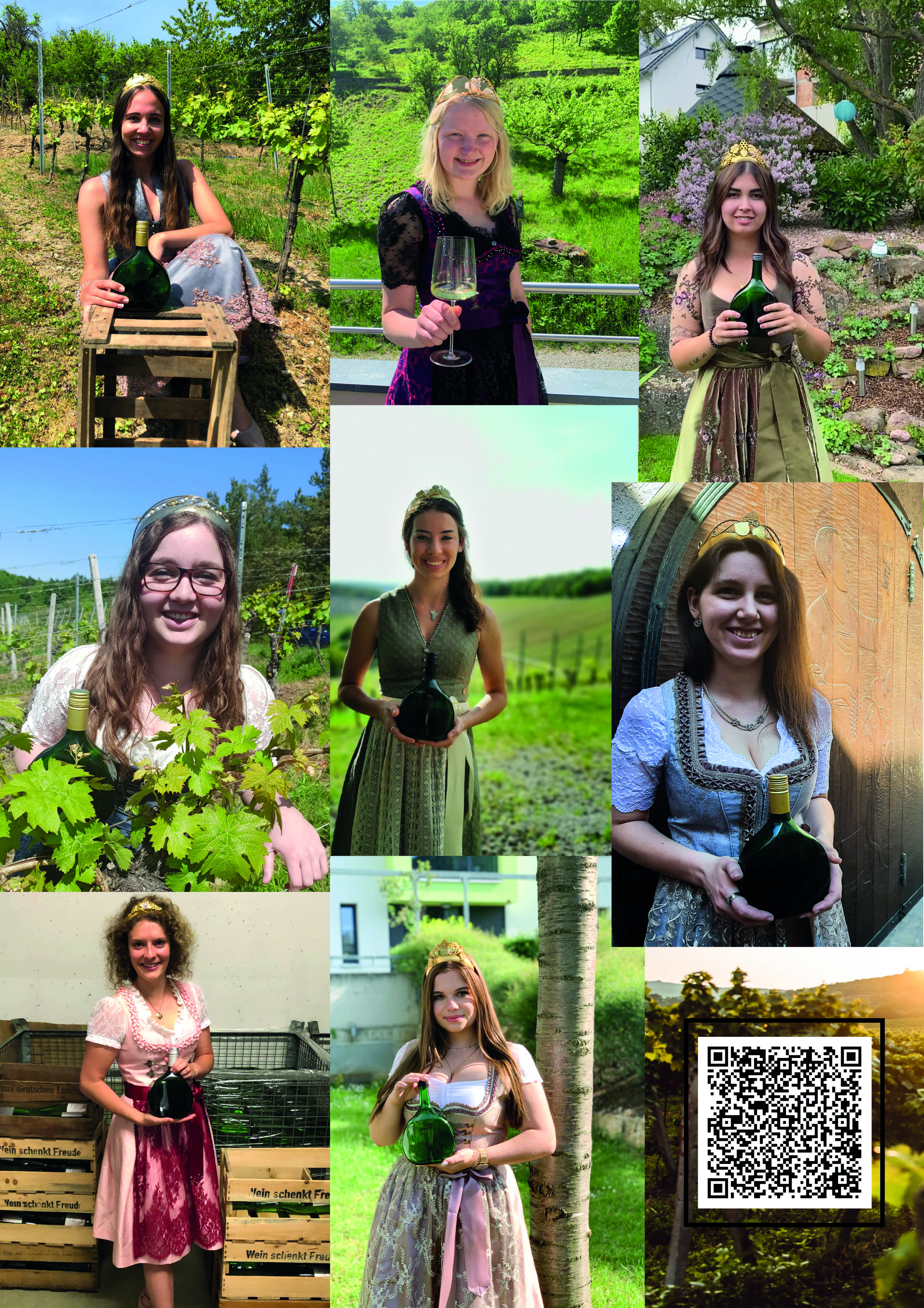 Winzer unterstützen: Videobotschaft der Fränkischen Weinprinzessinnen