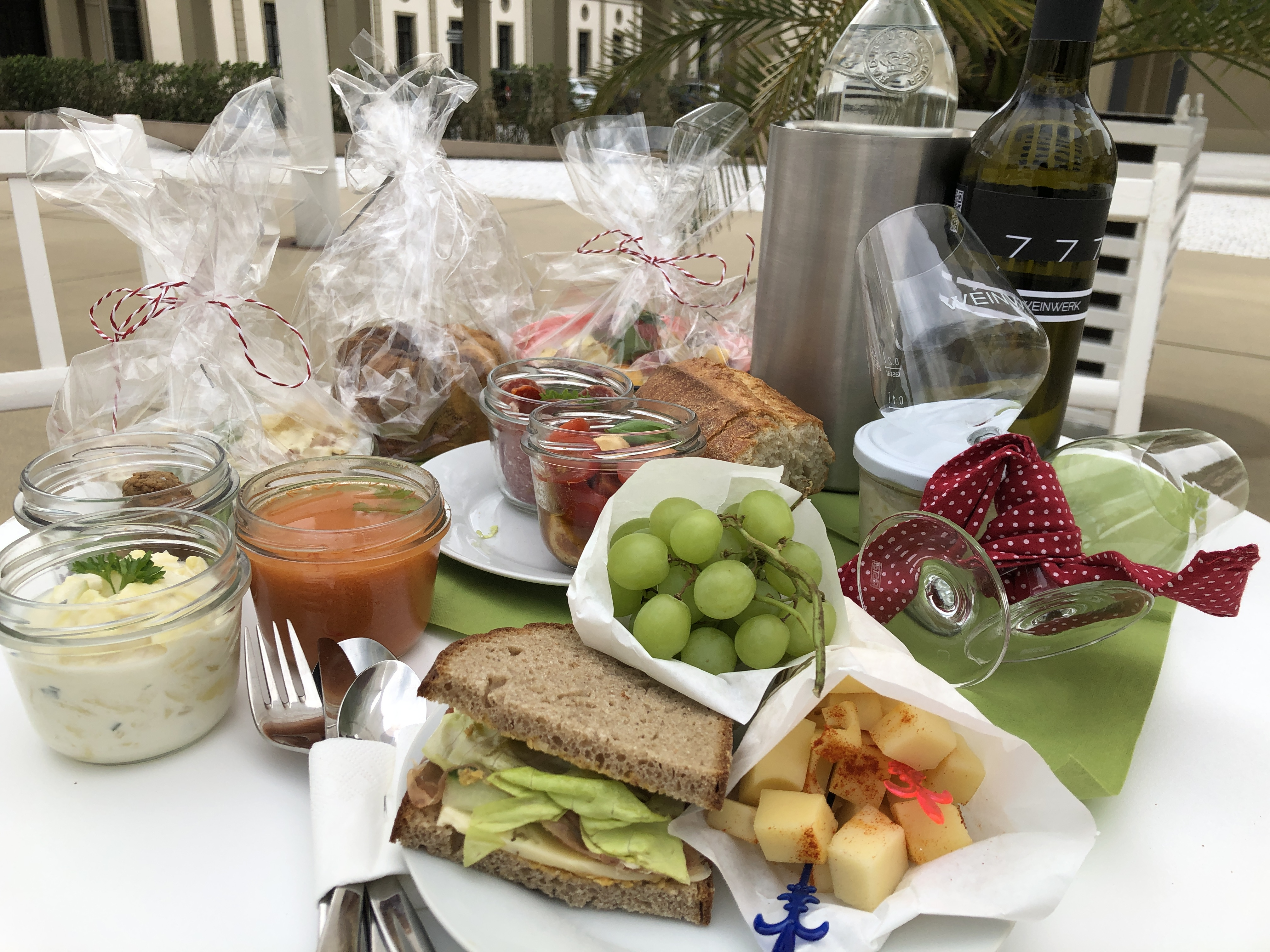 Weinpicknick in Bad Kissingen