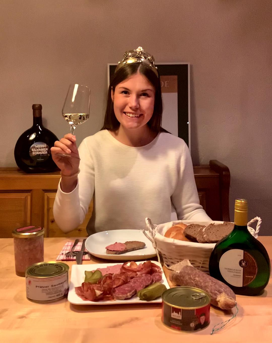 Königlich-kulinarische Verkostung von  Rhöner Wurst und Schinken