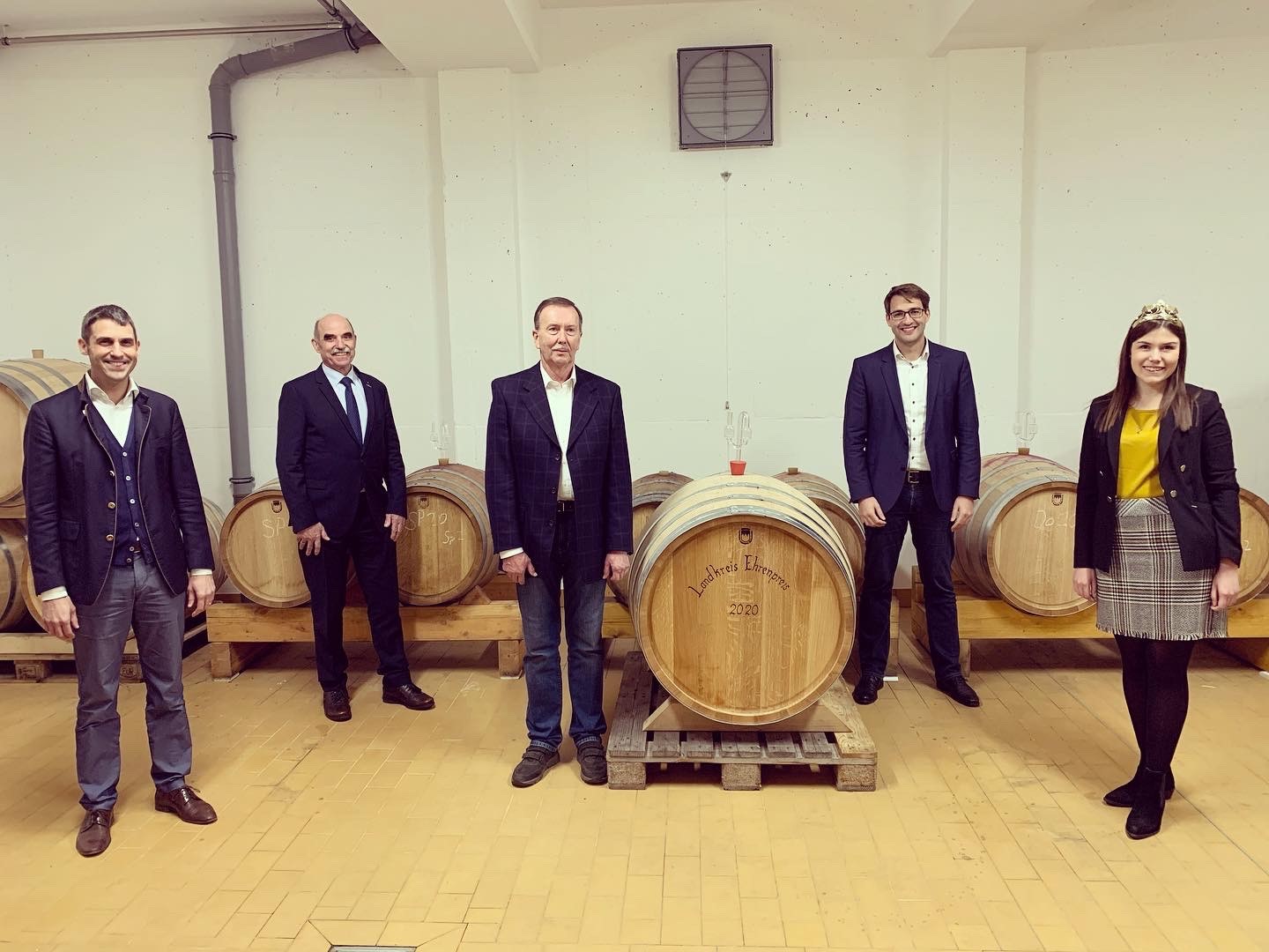 Weinbau-Ehrenpreis überreicht an Winzergenossenschaft Hörstein eG