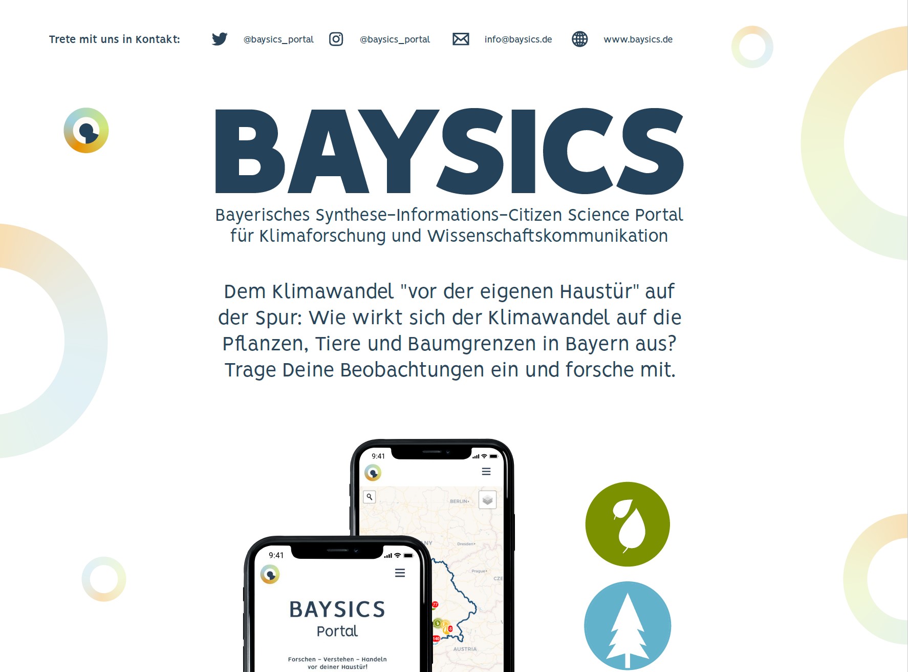 BAYSICS Portal: Klimaforschung vor der eigenen Haustür
