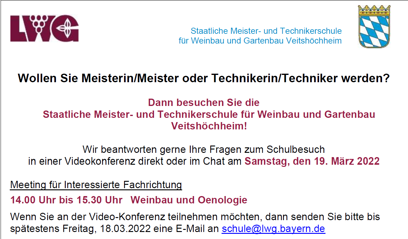 Wollen Sie Meisterin/Meister oder Technikerin/Techniker werden?