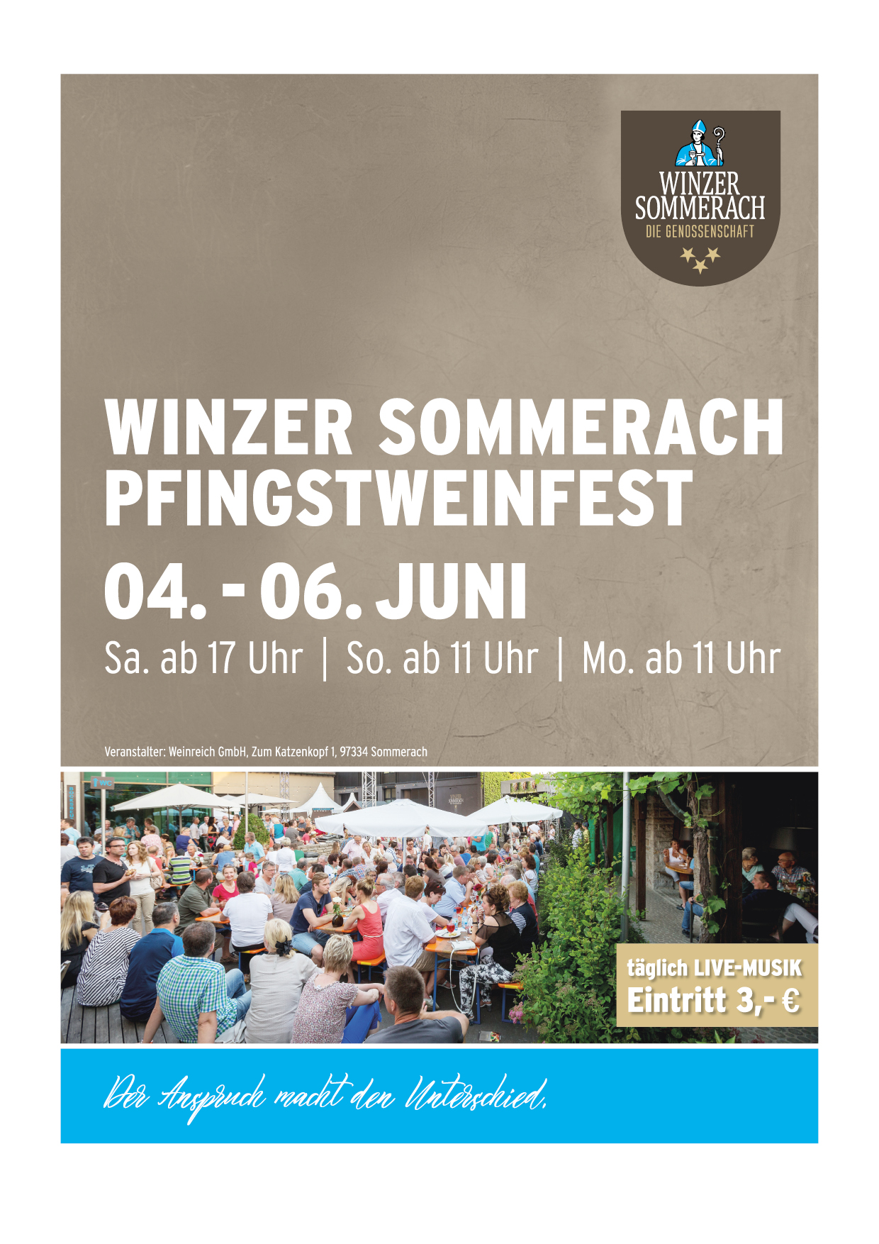 Pfingstweinfest der Winzer Sommerach