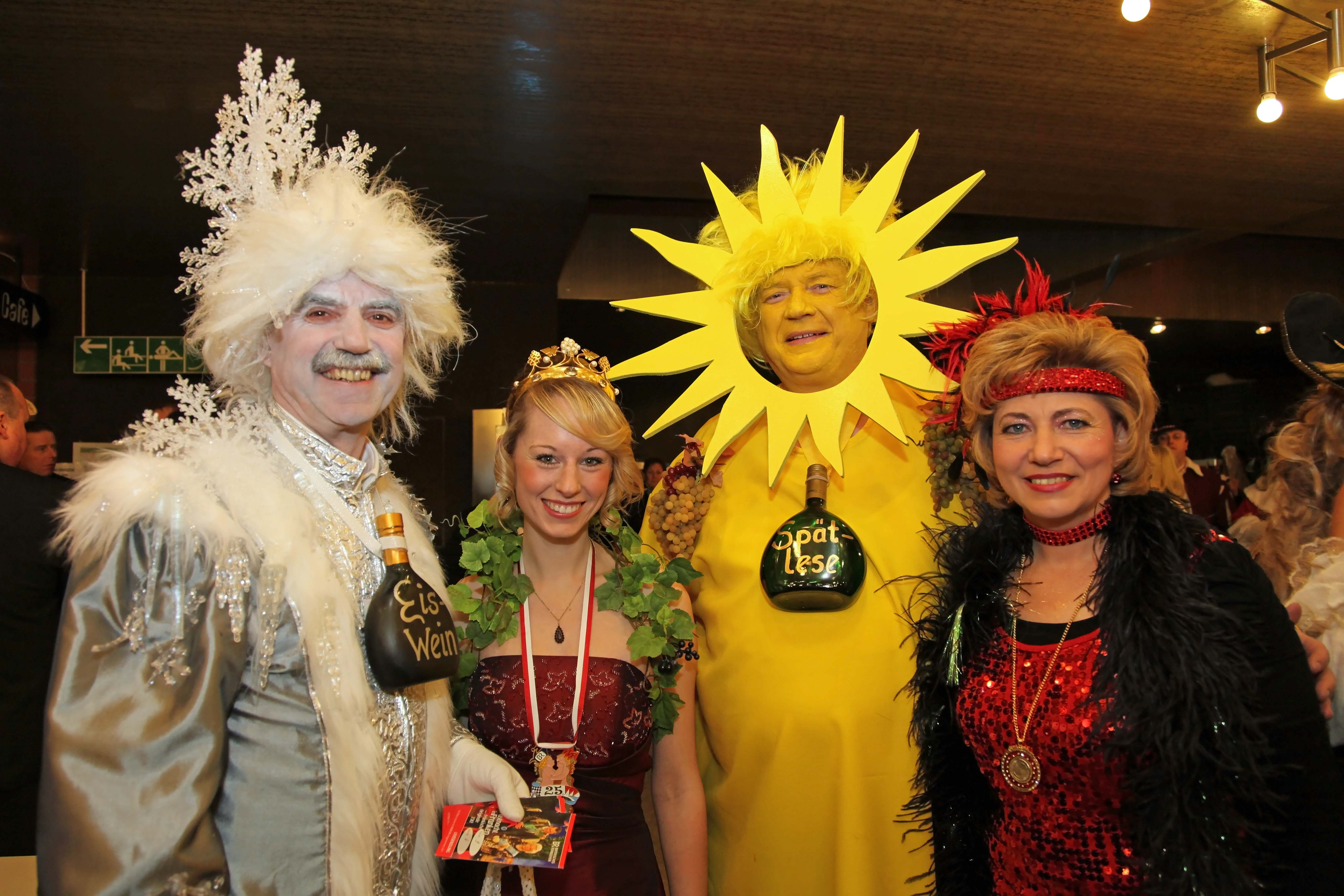 Weinwirtschaft auf der Fastnacht in Franken